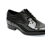 Pantofi eleganti ALDO negri, KINGSLEY004, din piele naturala lacuita, ALDO