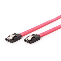 GEMBIRD CC-SATAM-DATA-0.3M Gembird Serial ATA III 30 cm Data Cable metal clips red