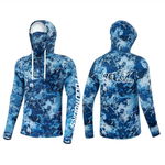 BLUZA UV RELAX LURES UPF 50+, BLUE CAMO, RELAX