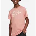 Nike, Tricou cu imprimeu logo, Roz prafuit