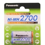 Acumulatori Panasonic Eneloop HighCapacity AA, 2700mAh, 2 buc