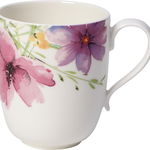 Cană din porțelan Villeroy & Boch Mariefleur Tea, 430 ml, motiv floral, multicolor, Villeroy&Boch