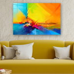 Tablou decorativ, CAM1044630916, Sticla temperata, Dimensiune: 40 x 60 cm, Multicolor, Maignan