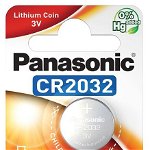 
Baterii CR2032, Litiu 3V - Panasonic, 2 buc
