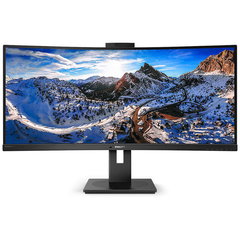 Monitor 34 inch LED Philips 346P1CRH 3440 x 1440 pixeli, 100 Hz, 4 ms, Negru