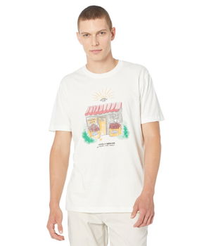 Imbracaminte Barbati Selected Homme Casa Short Sleeve Tee Egret, Selected Homme