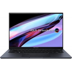 Laptop ASUS Zenbook Pro 14 OLED UX6404VV cu procesor Intel® Core™ i9-13900H pana la 5.40 GHz, 14.5", 2.8K OLED, 16GB, 1TB SSD, NVIDIA® GeForce RTX™ 4060 8GB GDDR6, Windows 11 Pro, Tech Black, Garantie extinsa 3 ani