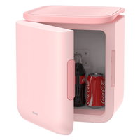 Mini frigider Baseus Igloo 6L ACXBW-A04, Functia de racire si incalzire, Portabil, 230V, Roz