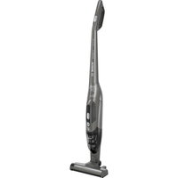 Aspirator 2 în 1 Bosch BBHF214G, Acumulator litiu-ion de 14.4V, 2 trepte de putere, Autonomie 35 min. (max.), Filtru lavabil, Perie electrica cu EasyClean System, Funcție Selfstand, 400 ml, Gri