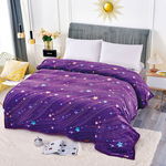 Patura Cocolino 200x230cm - Purple Colorful Star, JOJO HOME