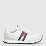 Sneakers Tommy Jeans Tjm Runner Casual Ess EM0EM01351 White YBR, Tommy Jeans