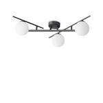 Lampa cu montaj pe tavan Atlas pl3 Negru, Ideal Lux