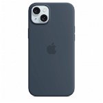Husa telefon APPLE iPhone 15 Plus Silicone Case cu MagSafe - Storm Blue, MT123ZM/A