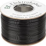 Cablu LP Cablu difuzor SMYp 2 x 1mm negru 100m, LP