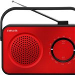 Radio portabil Aiwa R-190RD, FM, AUX, Rosu/Negru