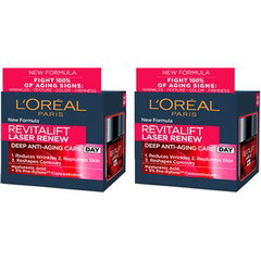 Set L'Oreal Paris Revitalift Laser 2x Crema antirid de zi, 50 ml