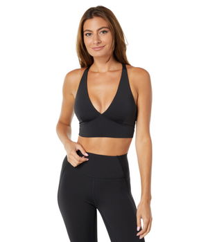 Imbracaminte Femei THRIVE SOCIETE Double Strap Bra Black, THRIVE SOCIETE