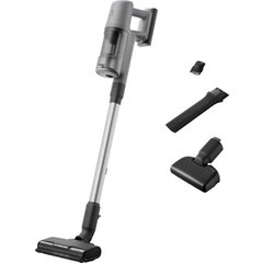 Aspirator vertical Electrolux Seria 600 EP61AB21UG, 21.6V, 2500 mAh, Recipient praf 0.6l, tub inox, Perie PowerPro multisuprafete cu LED, Suport de perete, Tehnologie ciclonica, duza par animale, 79 dB, Autonomie max 50 minute (Gri), Electrolux