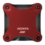 SSD Extern ADATA SD600Q, 2.5", 240GB, USB 3.1, R/W speed: up to 440/430MB/s, Rosu, Adata