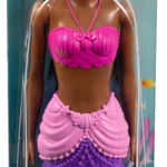 BARBIE PAPUSA SIRENA BRUNETA, Mattel