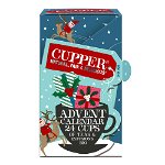 Ceai calendar Advent 2x12 arome diferite Cupper, bio, 24 plicuri, Cupper