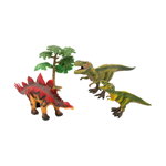 Set dinozauri, plastic, 3 piese, 3 ani+, General