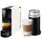 KRUPS Espressor Krups Nespresso Essenza Mini & Aeroccino XN111110, 1450 W, 19 bar, 0.6 L (Alb/Negru), KRUPS
