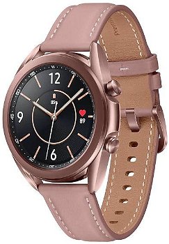 Smartwatch Samsung Galaxy Watch 3 SM-R840, Procesor Dual-Core 1.15GHz, Super AMOLED 1.4", 1GB RAM, 8GB Flash, Bluetooth, Wi-Fi, Carcasa Aluminiu, Bratara Piele 45mm, Rezistent la apa si praf, Tizen (Argintiu)