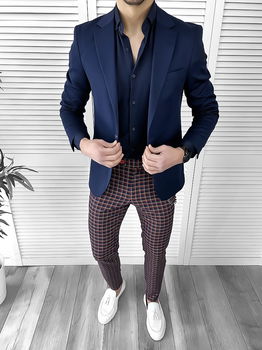 Tinuta barbati smart casual Pantaloni + Camasa + Sacou 10067, 