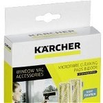 Set Lavete pentru sticla de pulverziare WV, Karcher, 2 bucati, Galben, Karcher