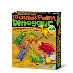 Joc modeleaza si picteaza dinozauri, Mould & Paint Dinosaur, 1