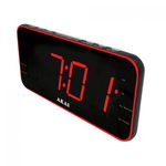 Radio Profesional Cu Ceas Akai , Tuner Radio Fm/am , Diagonala Display 1,8 Inch , Fm 87.5-108 Mhz , Am 522-1620khz , Functie Dual Alarm , Buzzer , Culoare Negru, AKAI