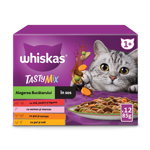 Hrana umeda pentru pisici Whiskas Tasty Mix, Chef's choice, in sos, 12 x 85g
