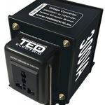 Transformator de tensiune, Convertor de la 220V la 110V si Reversibil 300VA 300W, TED Electric TED003669, TED Electric