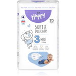Scutece Happy Soft&Delicate Midi, Marimea 3, 70 buc