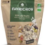 Musli fara zahar BIO traditional cu 30% continut de fructe si nuci Favrichon, Favrichon