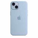Husa de protectie Apple Silicone Case with MagSafe pentru iPhone 14, Sky