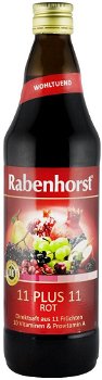 Suc de fructe „11 PLUS 11 ROSU”,  750ml, RABENHORST, Rabenhorst