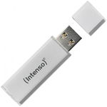 Intenso Intenso USB 2.0 Aluminium line, silver, 4 GB, Intenso