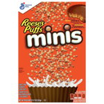 General Mills Reese's Puffs Minis Cereal - cereale cu unt de arahide 331g, Reese's