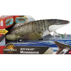 Figurină Jurassic World - Bite 'N Blast Mosasaurus, 65 cm, Jurassic World