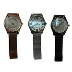 Ceas Barbat cu Bratara magnetica , Diverse color , Engros, 