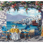 Puzzle 1000 de piese Sam Park - Randez-vous on Mykonos