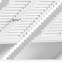 Dulap baie, cu usa dubla, alb, 60 x 20 x 70cm