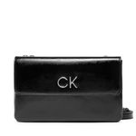 Calvin Klein Geantă Re-Lock Dbl Xbody W/Flap Saff K60K609861 Alb