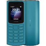 Telefon Mobil Nokia 105 (2021), Dual Sim, 4G, Albastru, Nokia