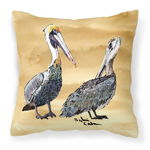 Caroline`s Treasures Carolines Comori 8408PW1414 Pelican Fabric pernă decorativă Pasari/Pasari - Pelican 14Hx14W, 