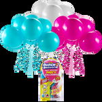 Bunch O Balloons Party Balloons Set Refill roz/bleu/alb