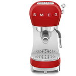 Espressor manual Smeg ECF02RDEU, 1350 W, 15 bar, Rosu