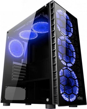 Sistem Desktop PC Gaming Serioux Powered by ASUS cu procesor Intel® Core™ i5-9400F pana la 4.10GHz, 16GB DDR4, 2TB HDD, 512GB SSD M.2 PCIe , GeForce® RTX 2070 8GB GDDR6, Microsoft Windows 10 Home preinstalat